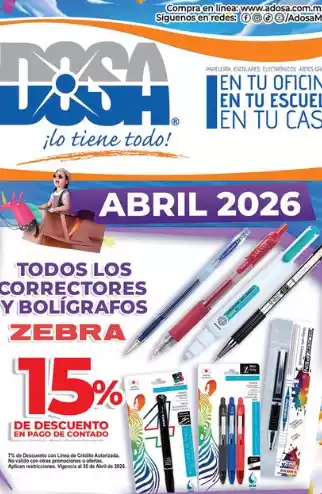 Catalogo ADOSA 2026 Ofertas Promociones