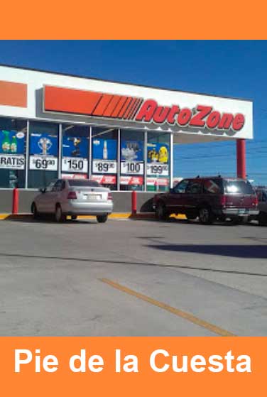 autozone pie de la cuesta