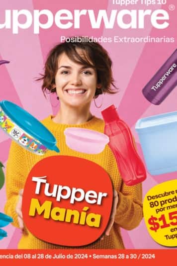 Tapperware Tipis Catálogo TUPPERWARE Tips 10 2024 PDF |Julio